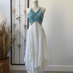 Gorgeous boho beaded strappy dress